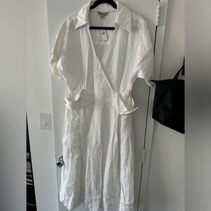 Banana Republic Sedona White Linen Dress NWT